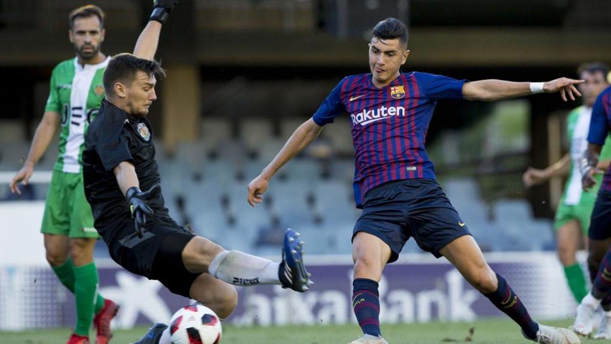 Rafa Mujica, que le marcó al Teruel su sexto gol, buscará seguir en racha ante su exequipo, el Cornellà