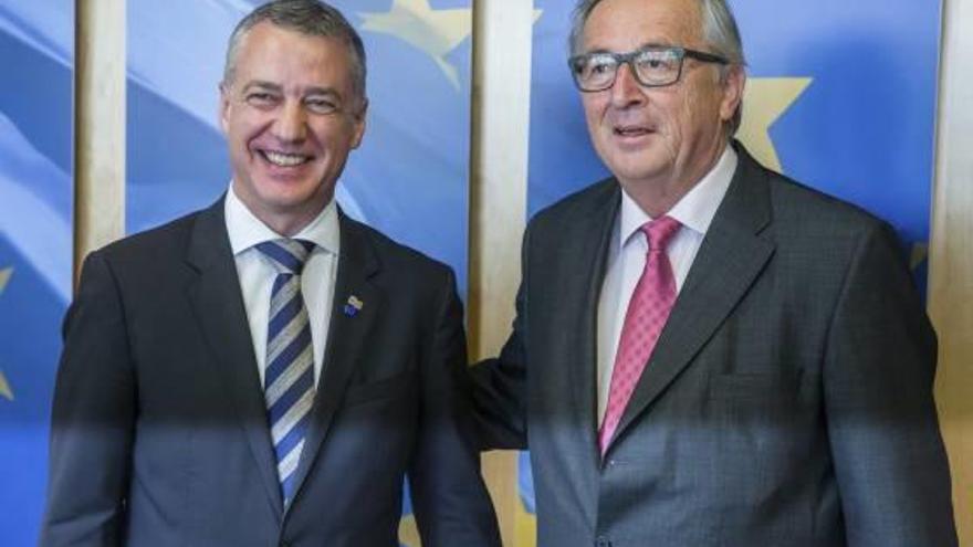 Iñigo Urkullu, primer líder autonòmic espanyol rebut per Juncker