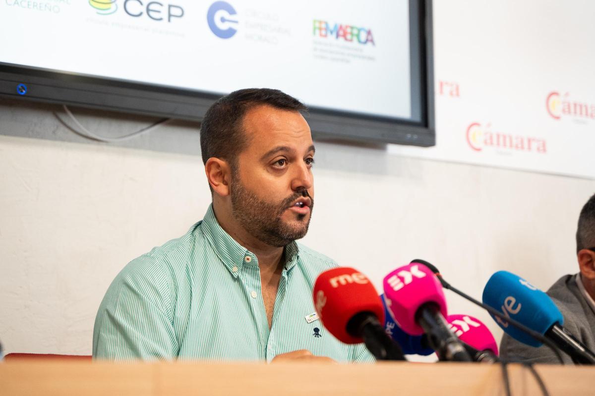 Fernando Sánchez, durante su intervención este miércoles en la presentación de la campaña.
