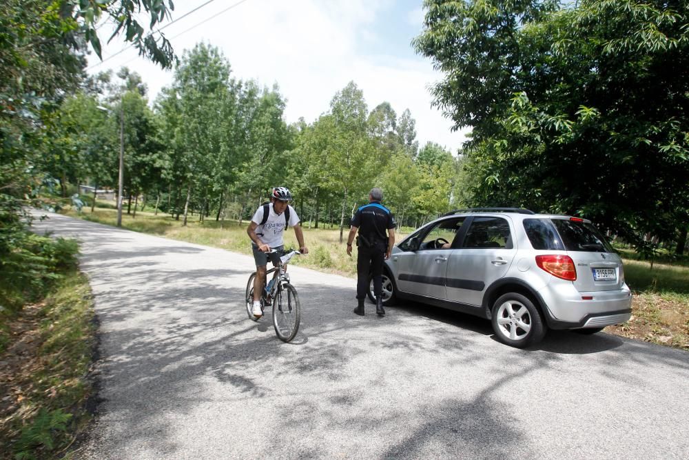 Más de 100 ciclistas participaron en la segunda edición de la Marcha por los Montes de Vigo.