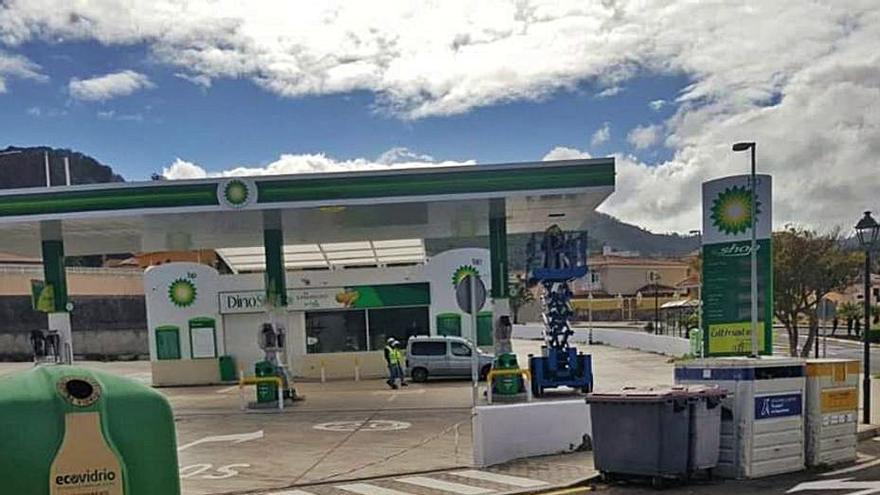 La gasolinera de Las Toscas.