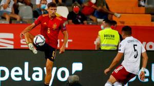 Marcos Llorente durante el encuentro contra Georgia