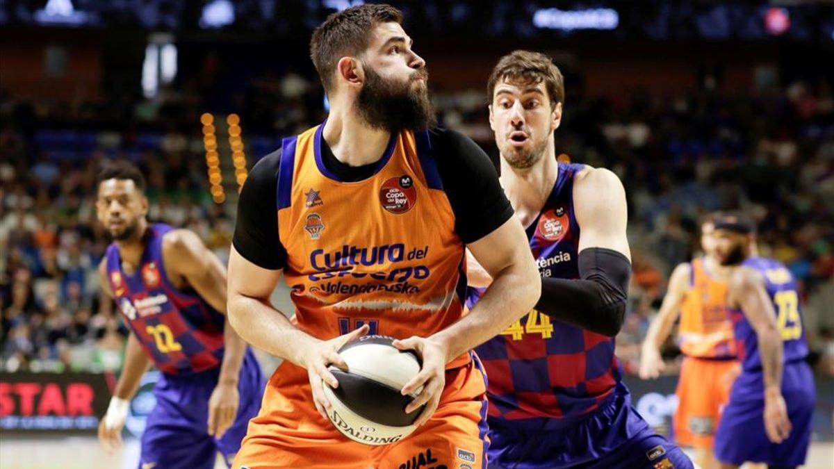 Tomic y Dubljevic, en una acción del partido de cuartos