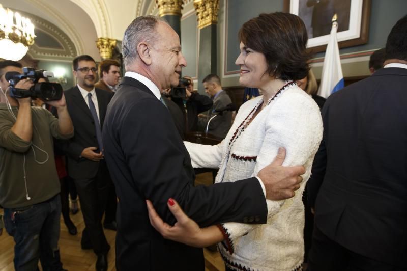 23.04.18 Las Palmas de Gran Canaria. Acto de toma de posesión de la nueva presidenta de la ZEC, Jimena Delgado-Taramona Hernández. Delegación del Gobierno de Canarias.  Foto Quique Curbelo  | 23/04/2018 | Fotógrafo: Quique Curbelo