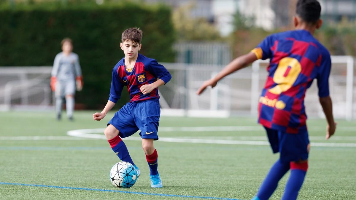 Guillem Víctor jugó con Lamine Yamal en sus dos temporadas como infantil