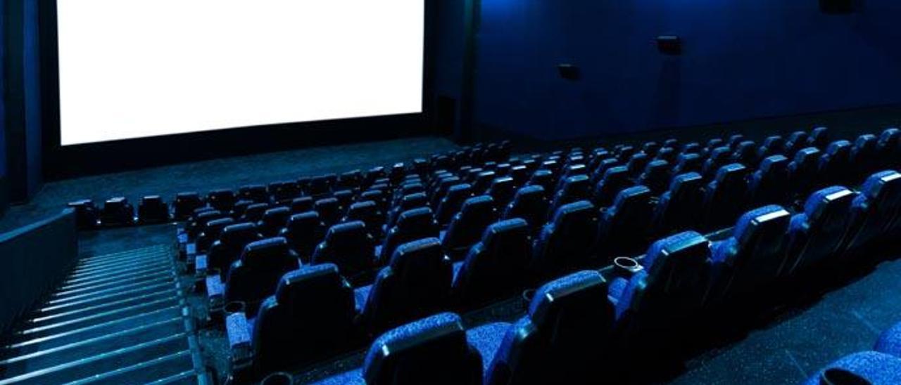 Una sala de cine.