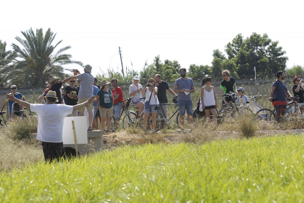 Acto de protesta contra la ampliación de la V-21