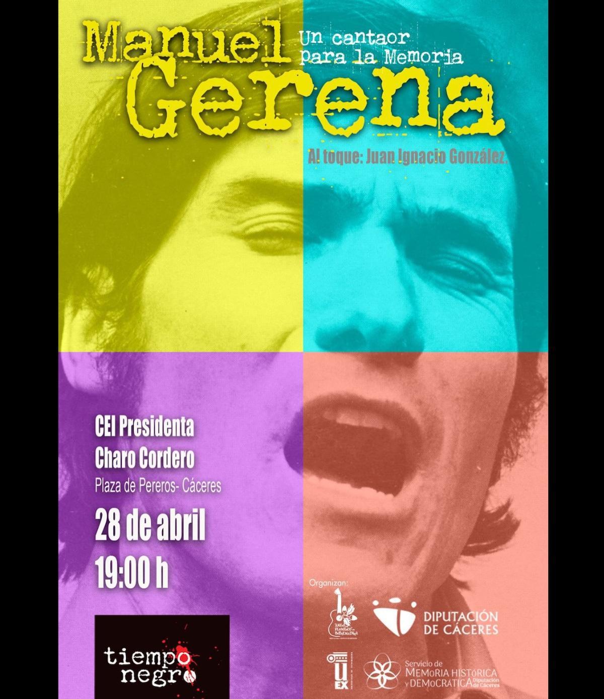 Cartel del concierto.