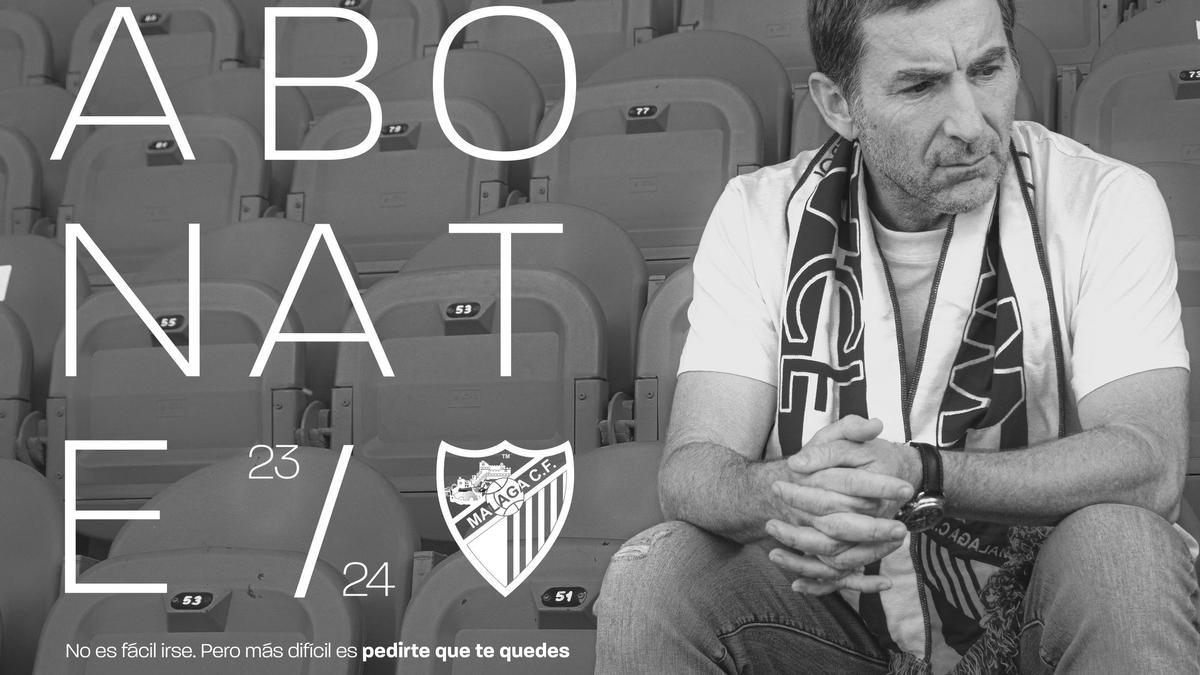 El actor y malaguista Antonio de la Torre forma parte de la campaña de abonados del Málaga CF.