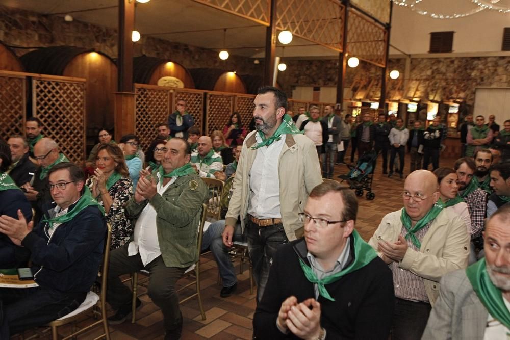 Gala de entrega de premios de "Gijón de sidra" en el Llagar de Castiello