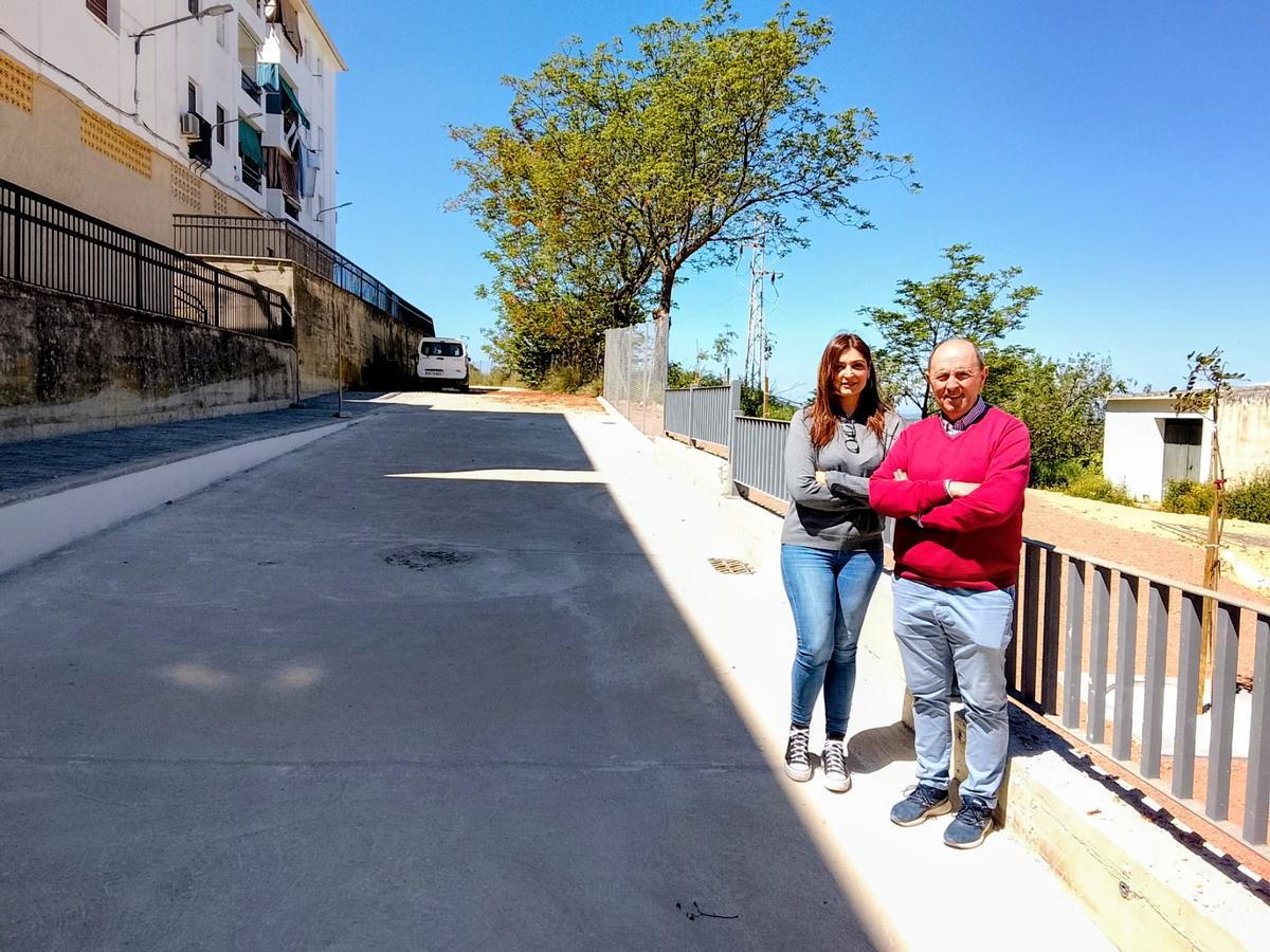 Nueva conexión en la barriada Cerro Crespo de Aguilar de la Frontera.