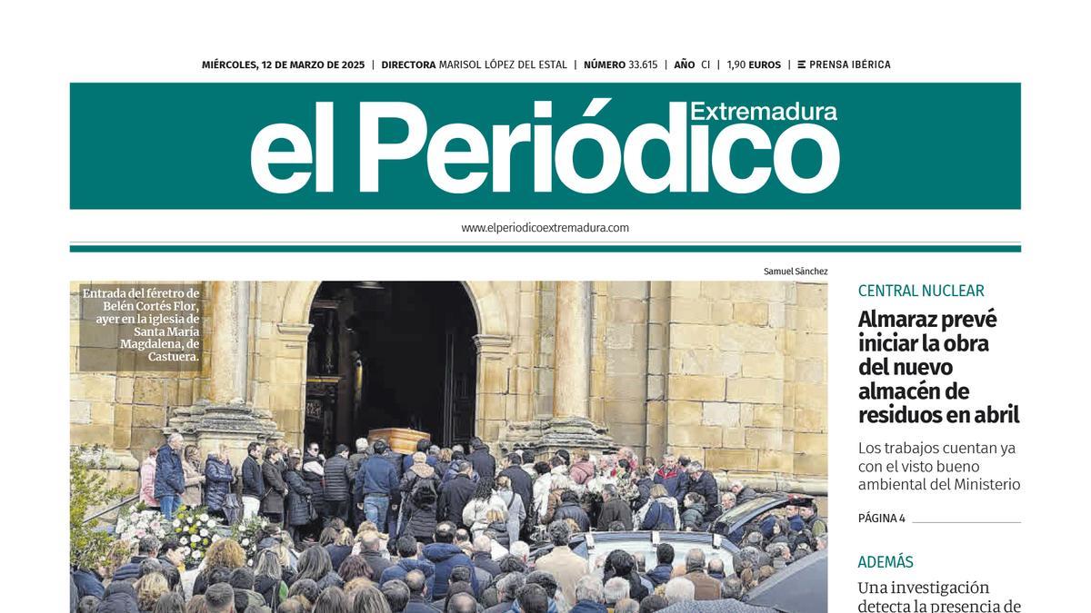 Consulta la portada correspondiente al día 12 de marzo de 2025
