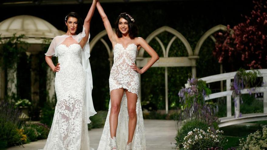 Blanca Romero y Lucía Rivera, vestidas de novia