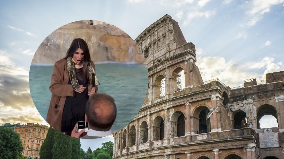Se viraliza la pedida de mano de una pareja mallorquina en Roma.