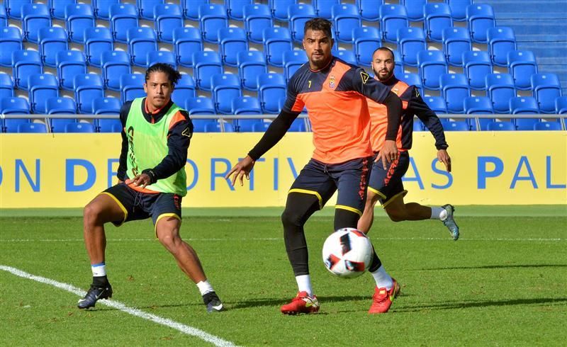 Entrenamiento de la UD Las Palmas, 9 enero 2017