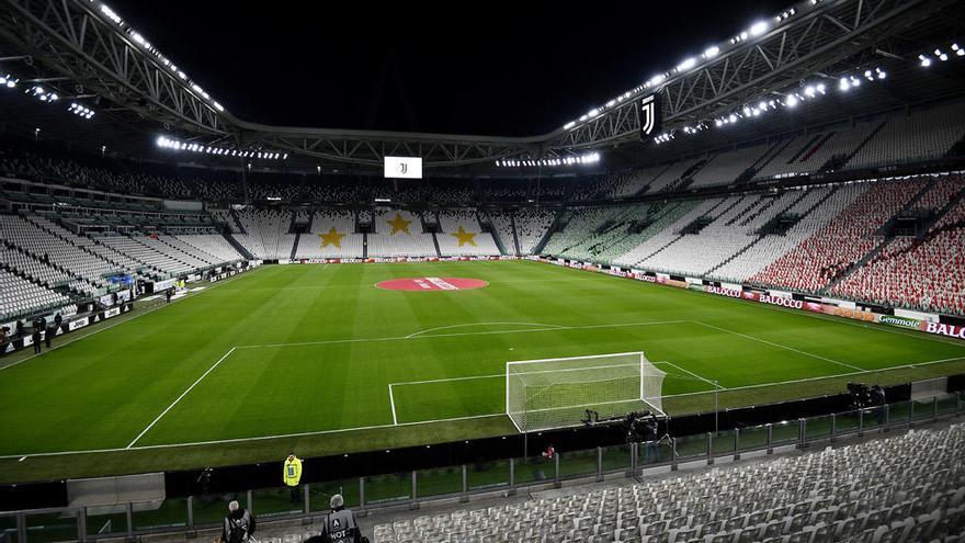 El estadio de la Juve, vacío de público la pasada jornada.