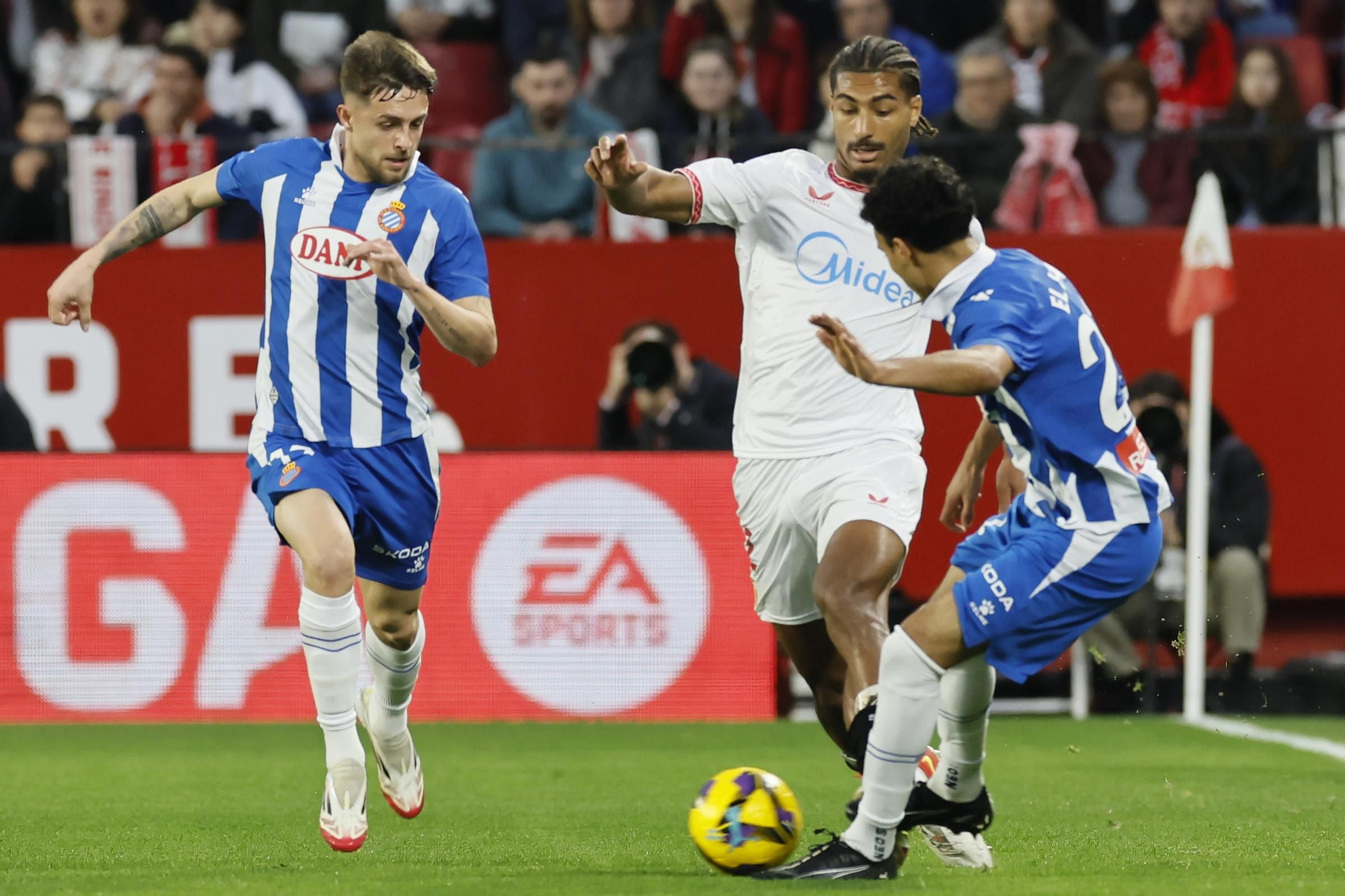 1-1. Un empate que no rompe las estadísticas del Sevilla y del Espanyol