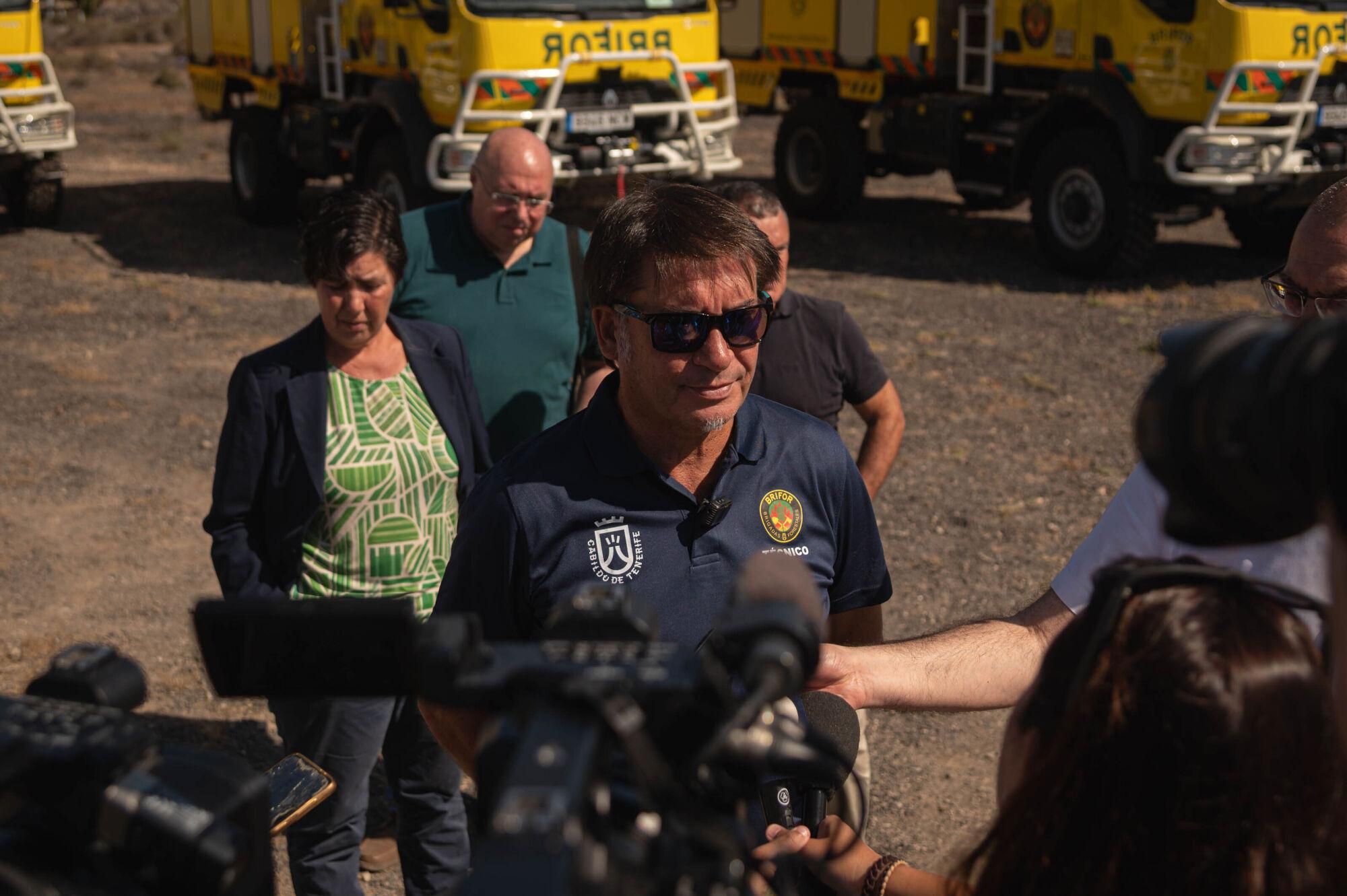 Nuevos vehículos contra incendios en Tenerife