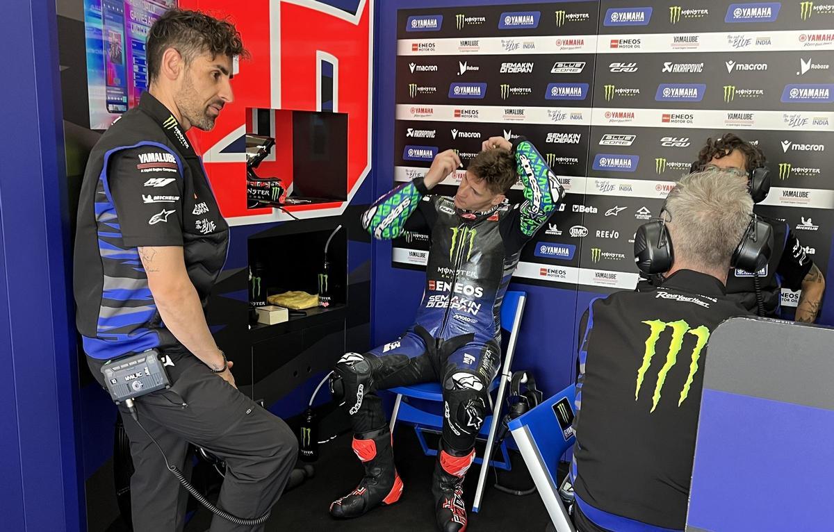 Fabio Quartararo se prepara, hoy, en Jerez, para el test de MotoGP.