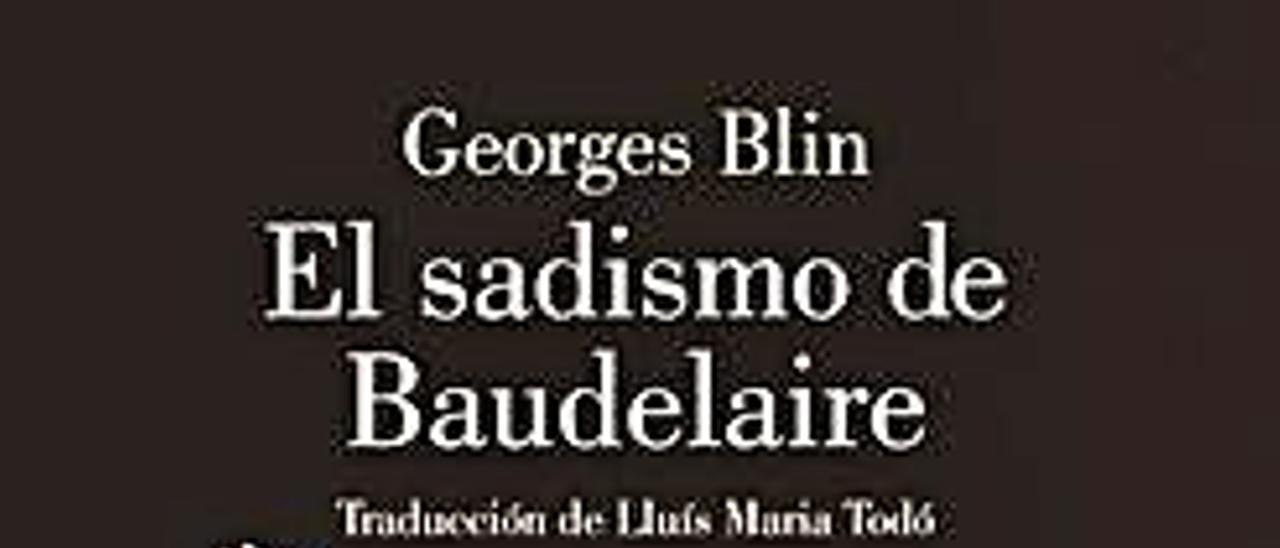 El sadismo de Baudelaire