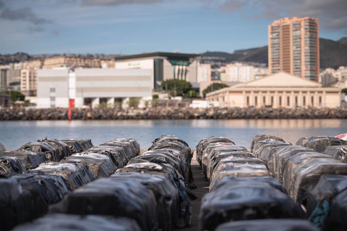 El mayor alijo de cocaína de Europa, en Tenerife