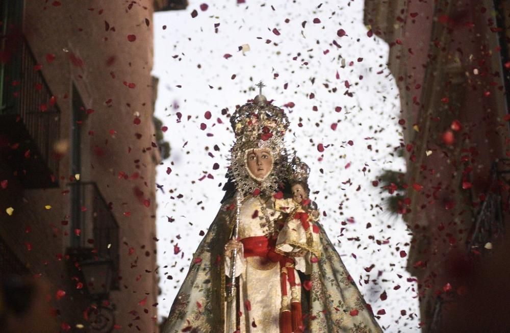 La Fuensanta baja en romería hasta la Catedral