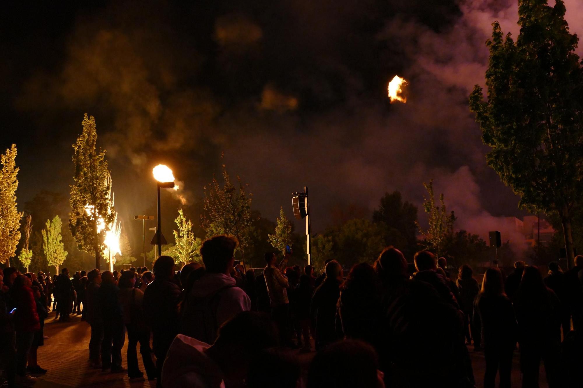 Figueres tanca les Fires i Festes de la Santa Creu amb un piromusical sincroshow