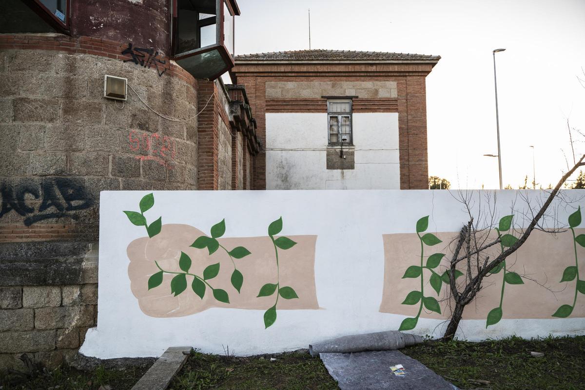 Un mural para la cárcel vieja de Cáceres