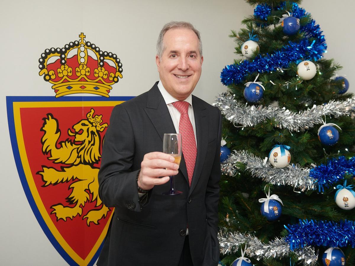 Jorge Mas, en un brindis por Navidad.