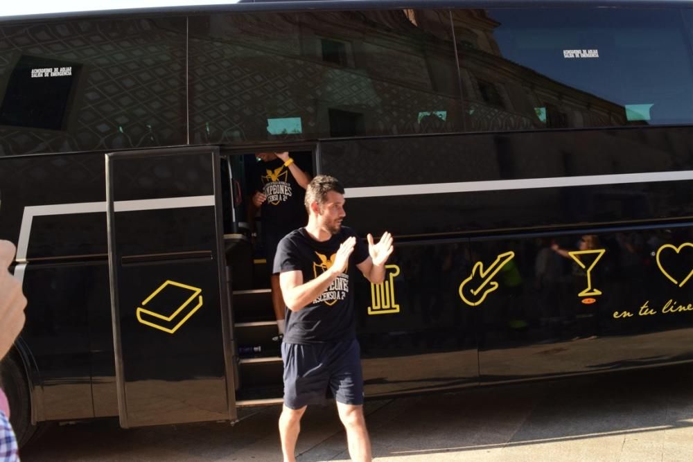 Celebración del ascenso a Segunda División A del UCAM