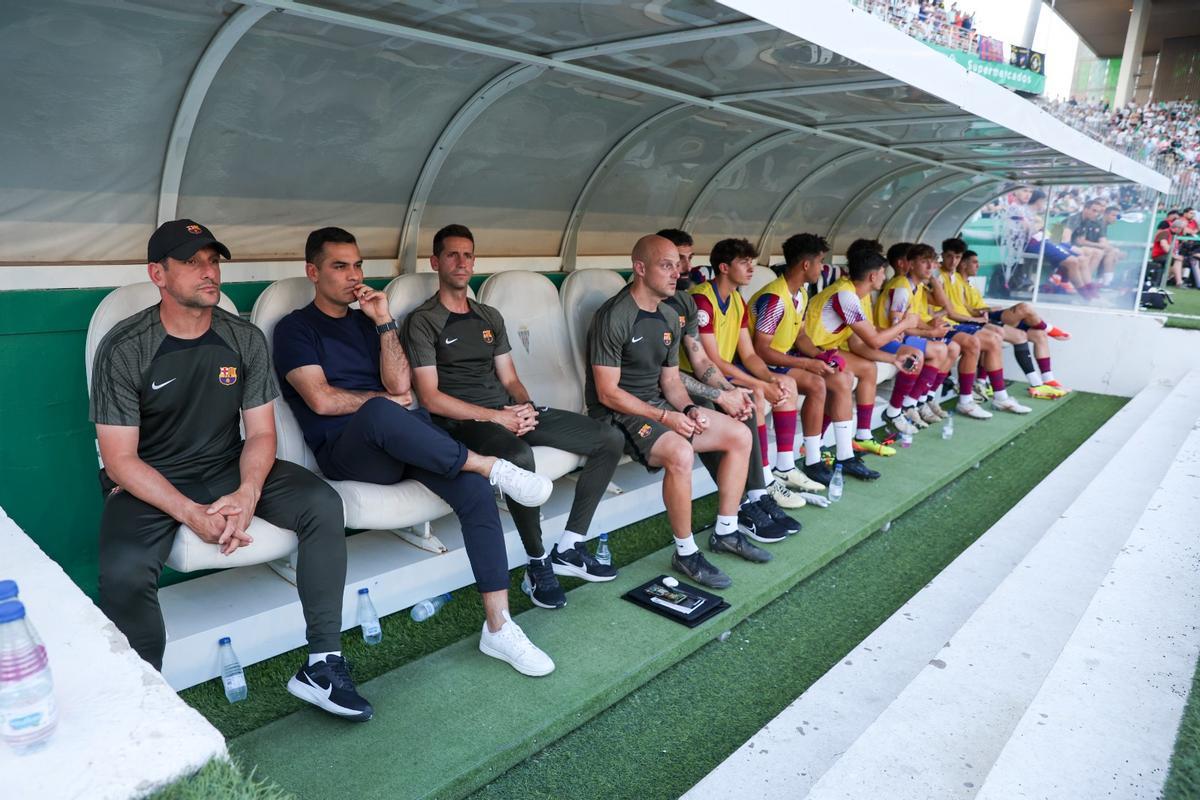 Córdoba - Barça Atlétic, el partido del playoff de ascenso a Segunda división, en imágenes.