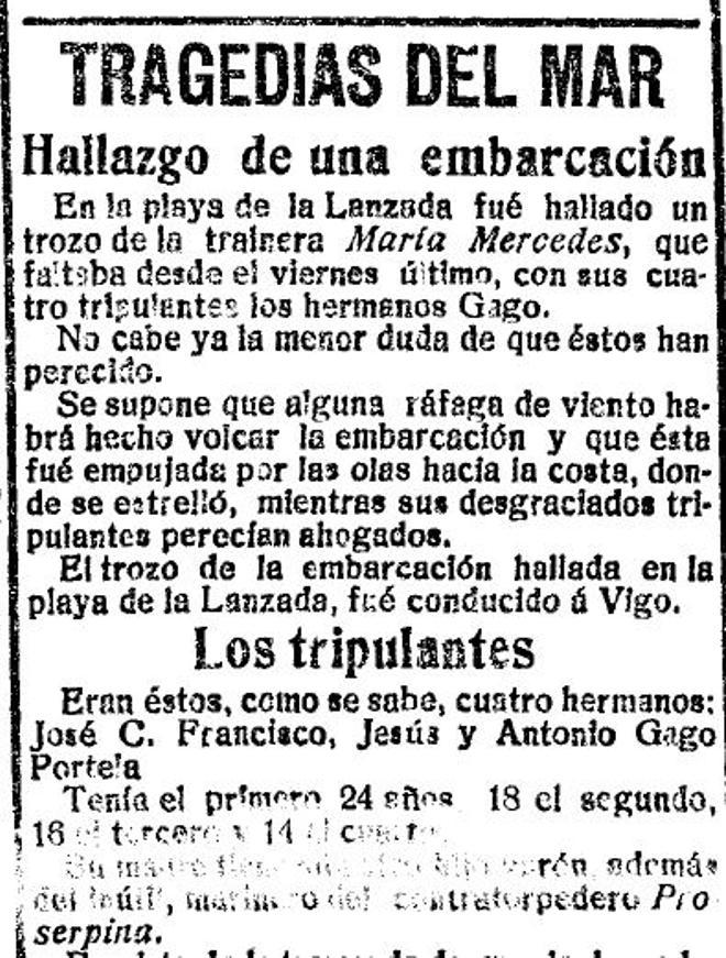 Naufragios sin rastro: sin barco y sin supervivientes