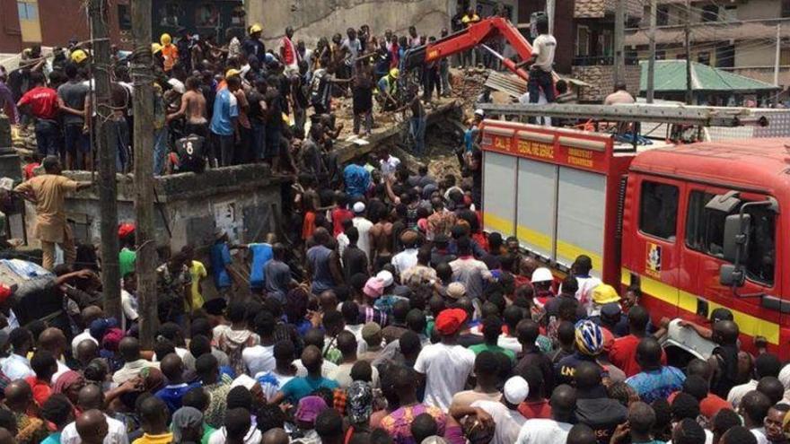 Atrapados 100 niños en el derrumbe de una escuela en Nigeria