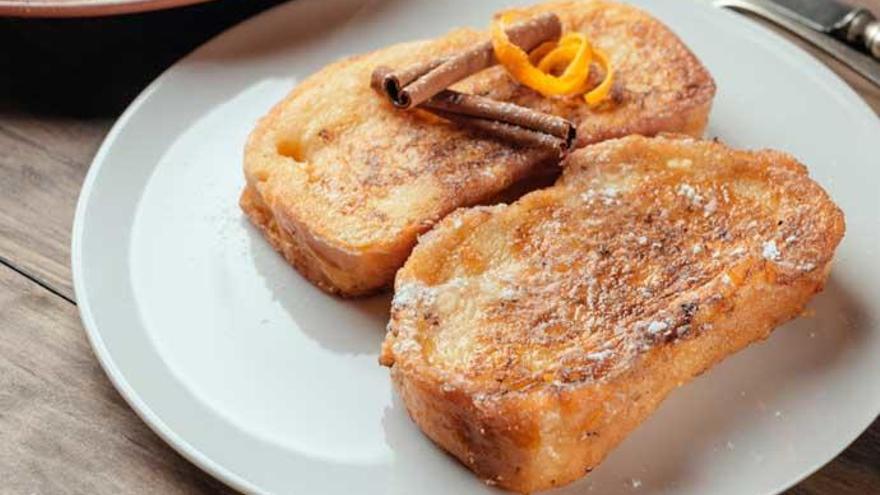 Torrijas tradicionales para Semana Santa.