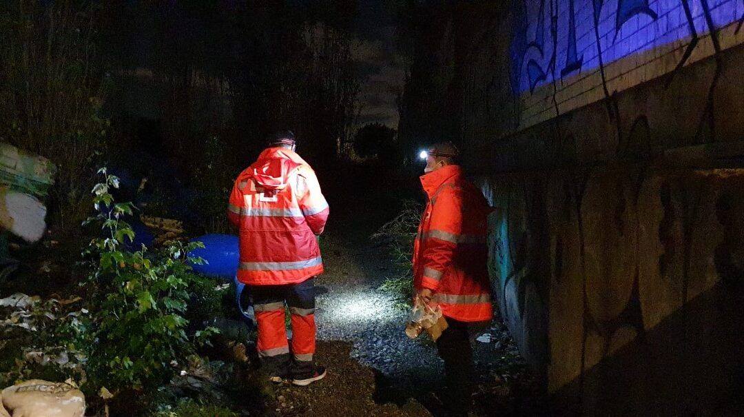 Voluntarios de Cruz Roja