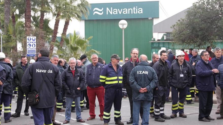 Más de la mitad de la plantilla de Navantia, camino de la prejubilación