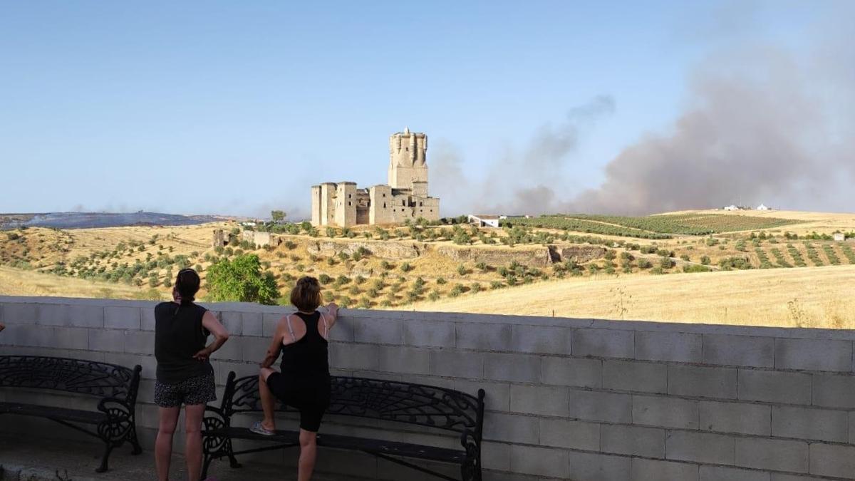 Incendio en Belalcázar.