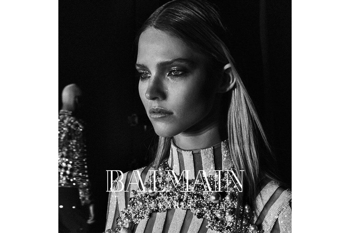 Sasha Luss para Balmain