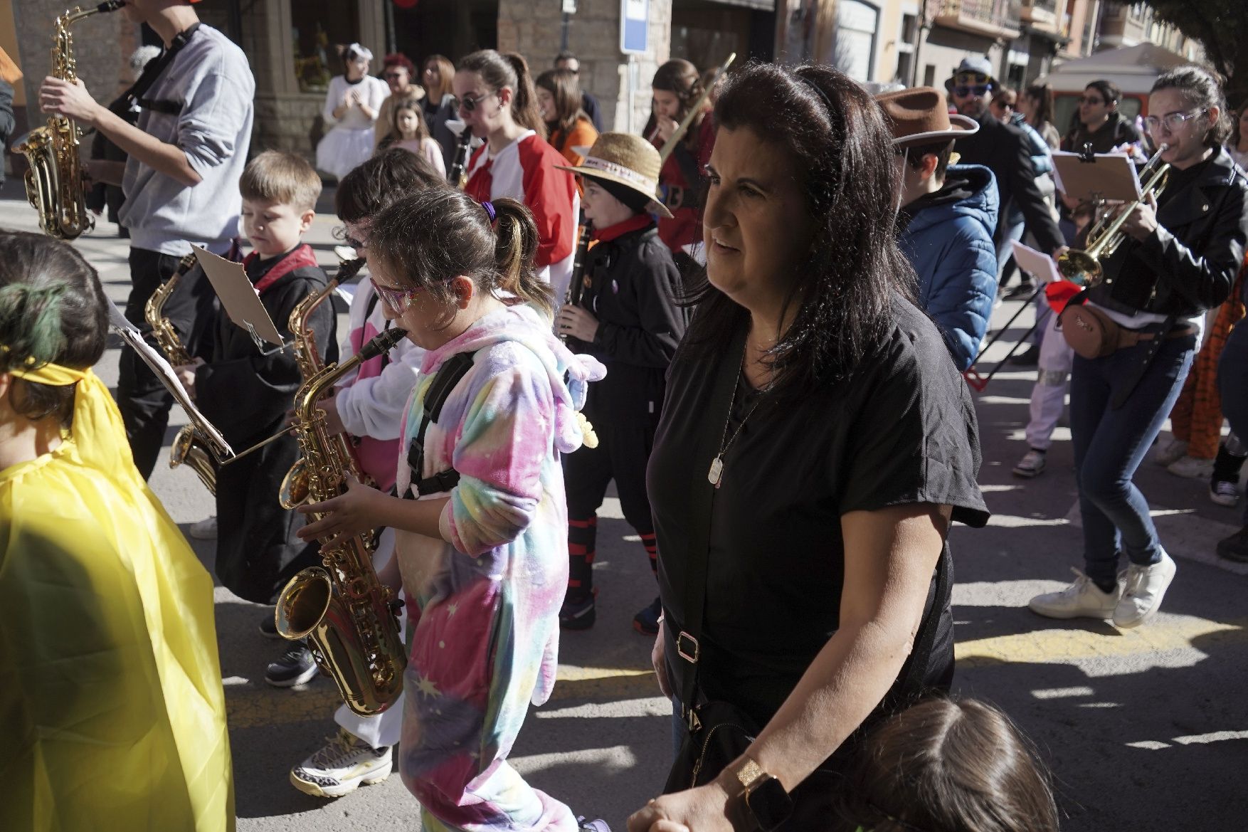 El Carnaval infantil de Sallent, en imatges