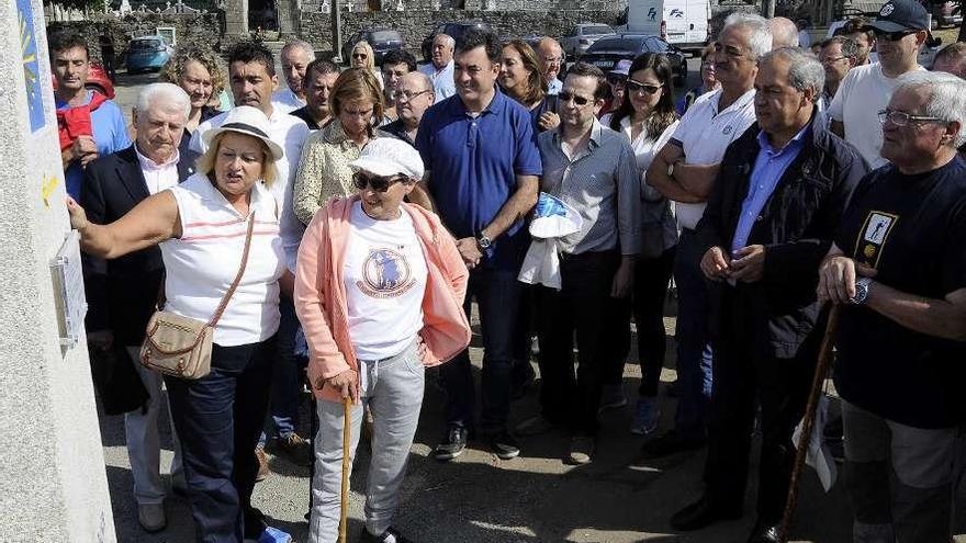 Acto de oficialización del Camino de Invierno, en agosto de 2016, en Camba. // Bernabé/Javier Lalín