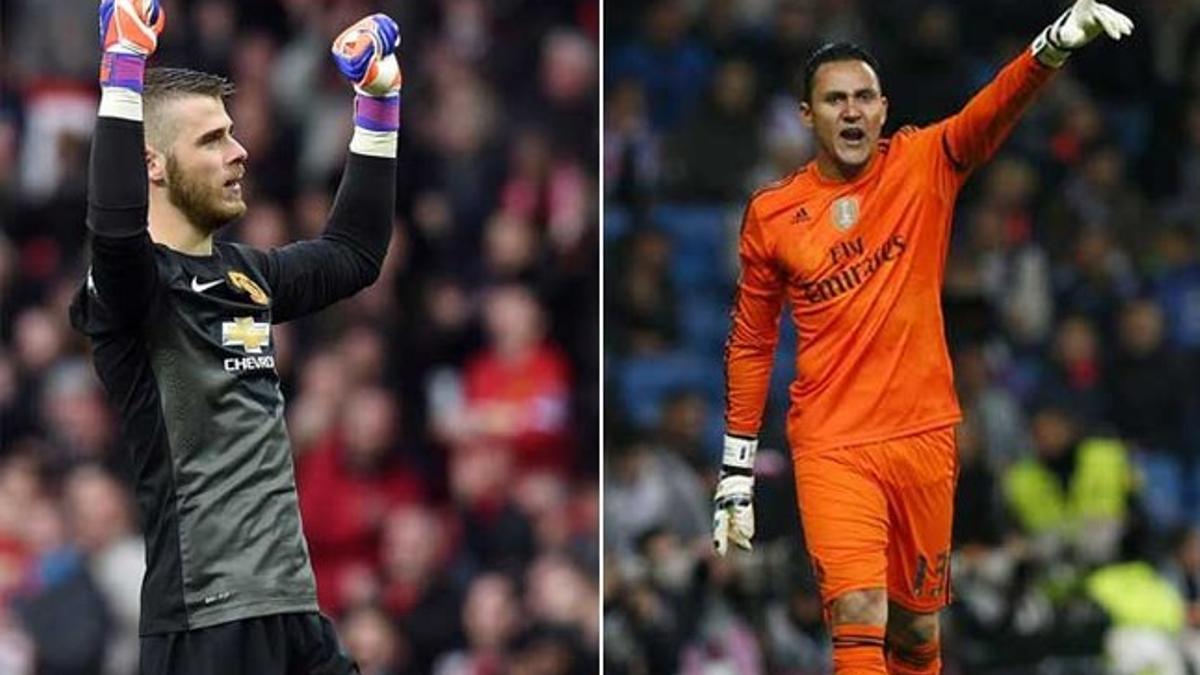 David de Gea y Keylor Navas podrían cambiar de camiseta en los próximos días si el Manchester United acepta la oferta del Real Madrid