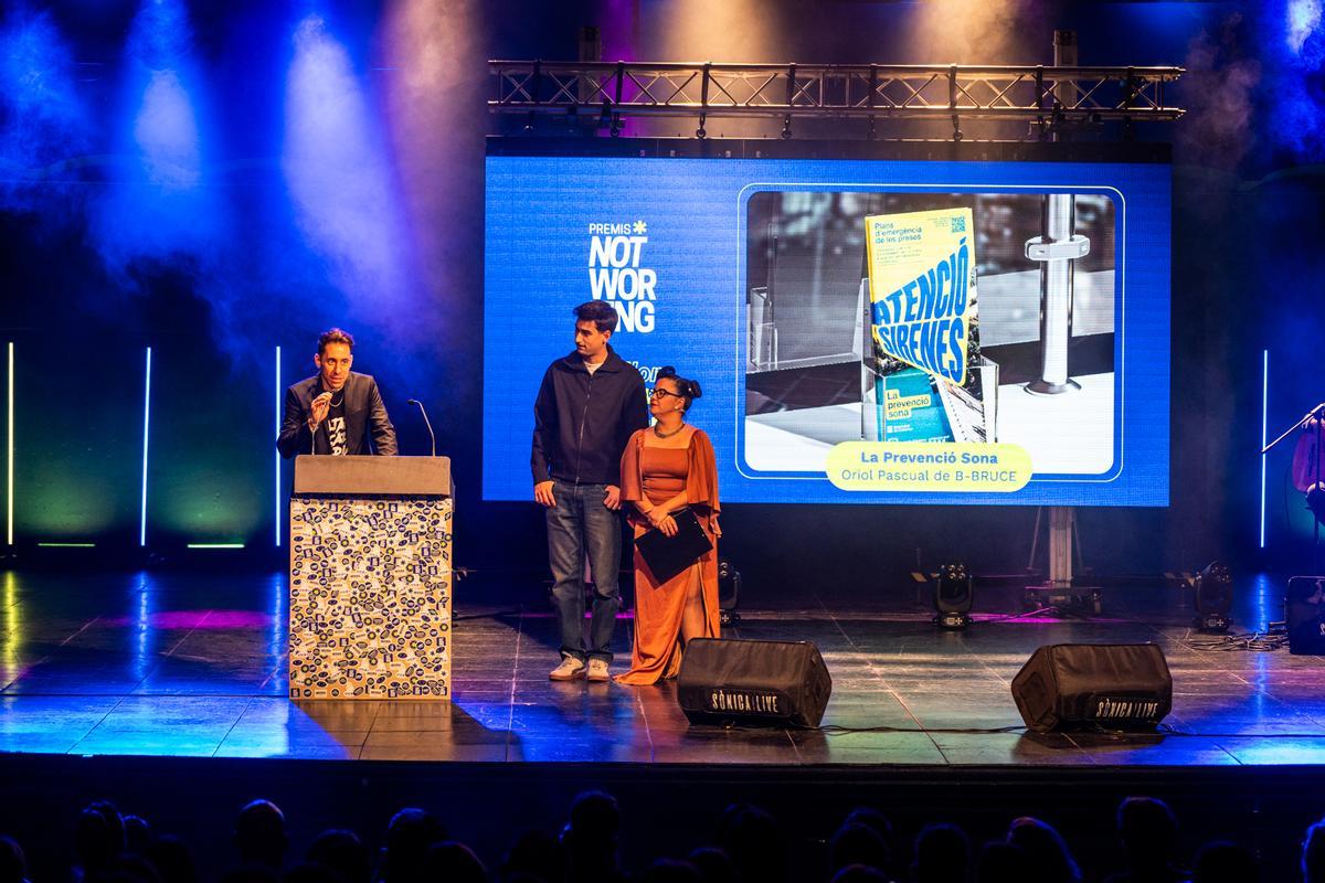 Segona gala dels Premis Notworking a Manresa: tots els premiats i els moments de la nit