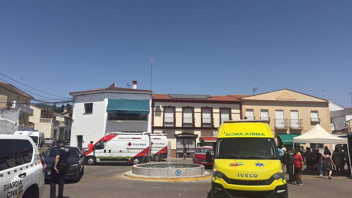 El dispositivo de emergencias en el lugar.