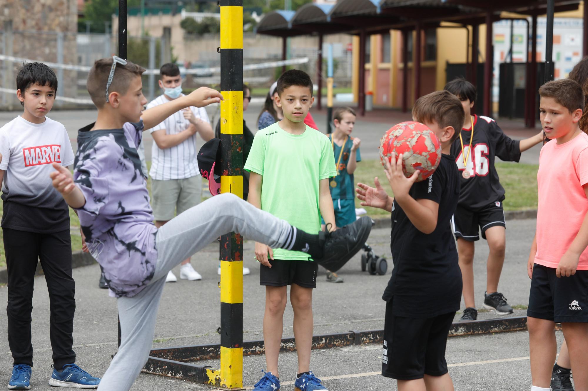 Así fue la última jornada escolar en Avilés