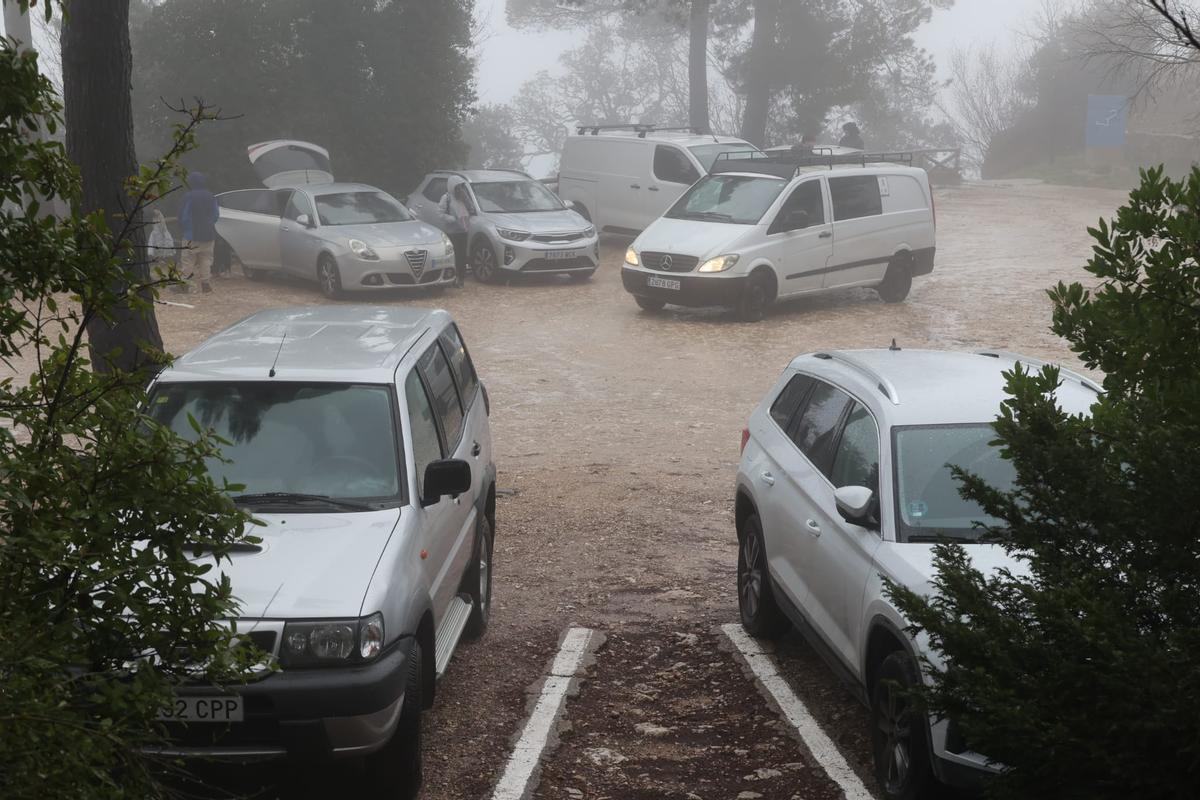 Aguanieve en la Font Roja