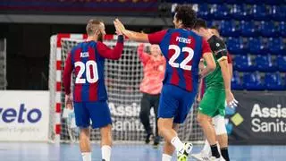 El Barça golea al Anaitasuna en su debut liguero