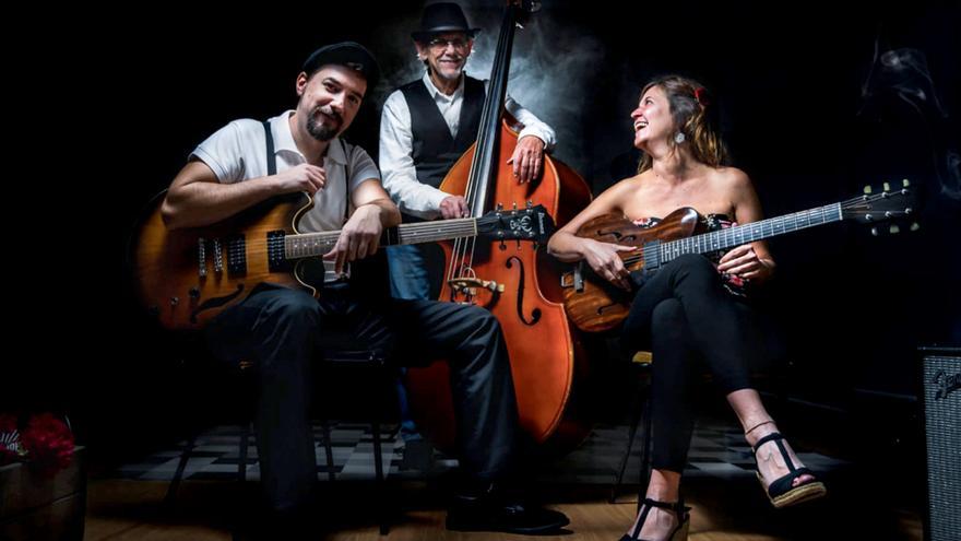 El trío Swingmatism trae jazz y swing al escenario de Cas Costas