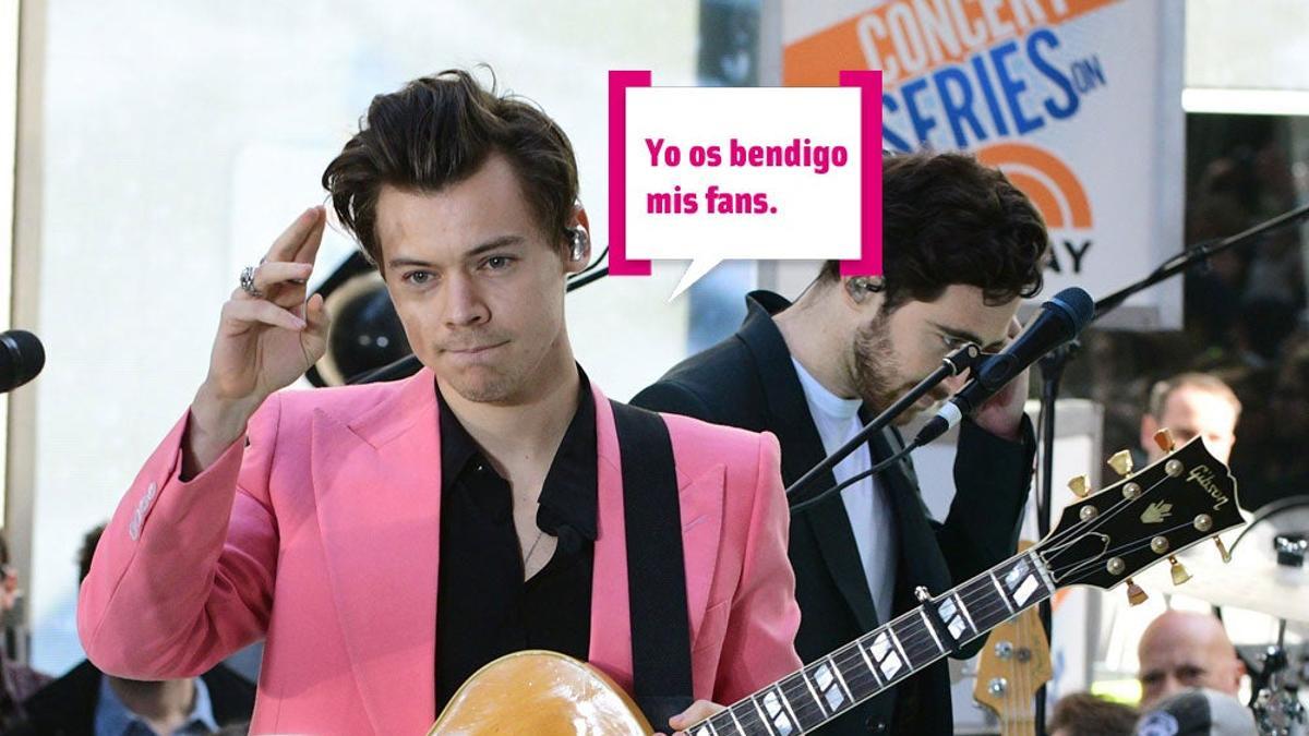 Harry Styles se cuela en el 'gender reveal' de una fan