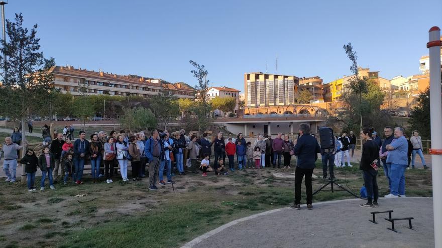 Puig-reig bateja el nou espai central del poble com a Parc de la Riera