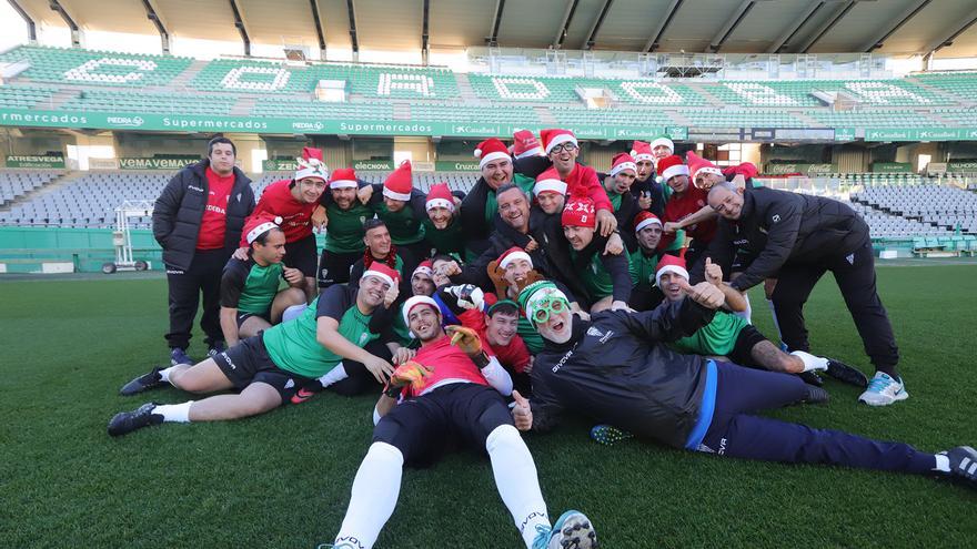 El Córdoba CF Genuine y su entrenamiento de Navidad, en imágenes